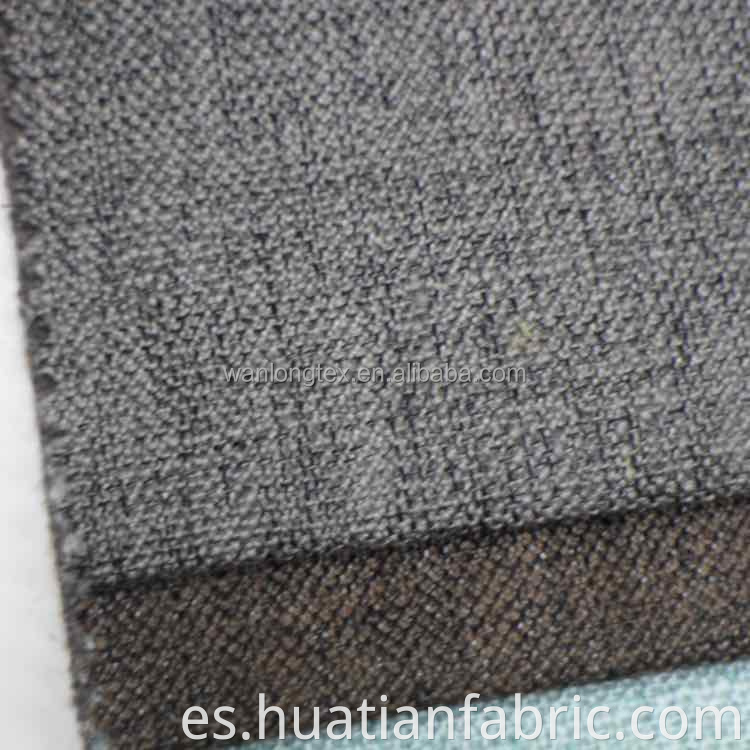 Tela suave del sofá de la tela del sofá teñido del estilo de lino del algodón para la silla